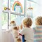 24 Sets Rainbow Summer Suncatchers Ornaments Decorations DIY Window Paint Art Suncatchers Craft Kits Hanging Rainbow Sun Catchers for Kids Spring Summer Home Classroom Party Activity Art Project